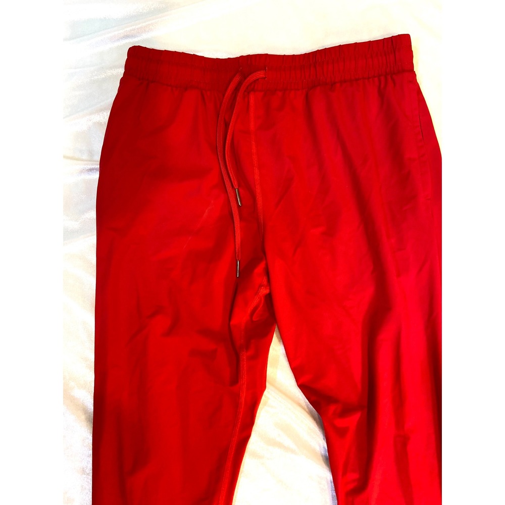 Zyia Joggers Active Red Everyday Peak Zipper Womens Small Drawstring Size S - Picture 3 of 11